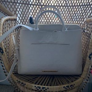 Betsey Johnson White Skull Purse